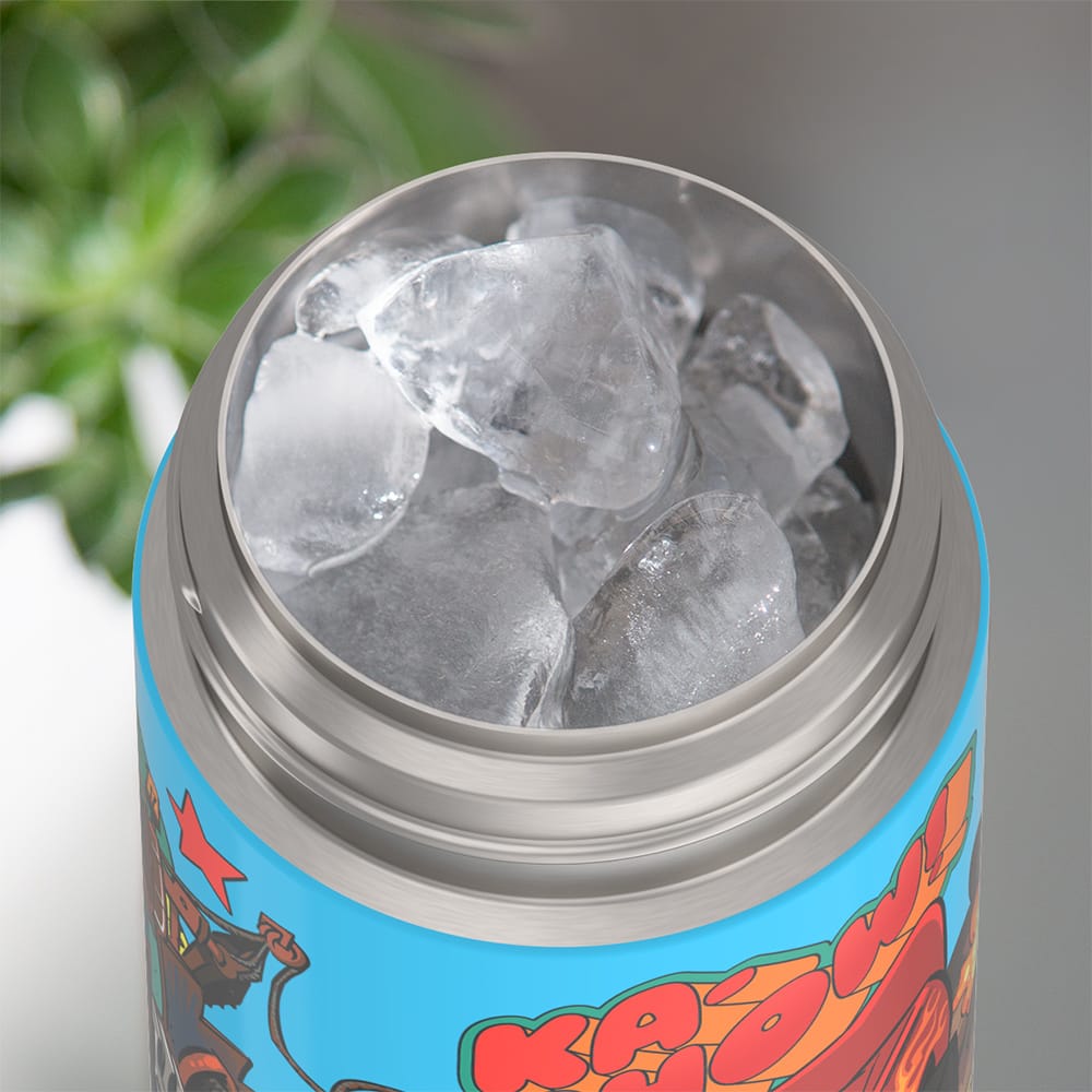 Thermos FUNtainer Vacuum Insulated Stainless Steel Straw Water Bottle