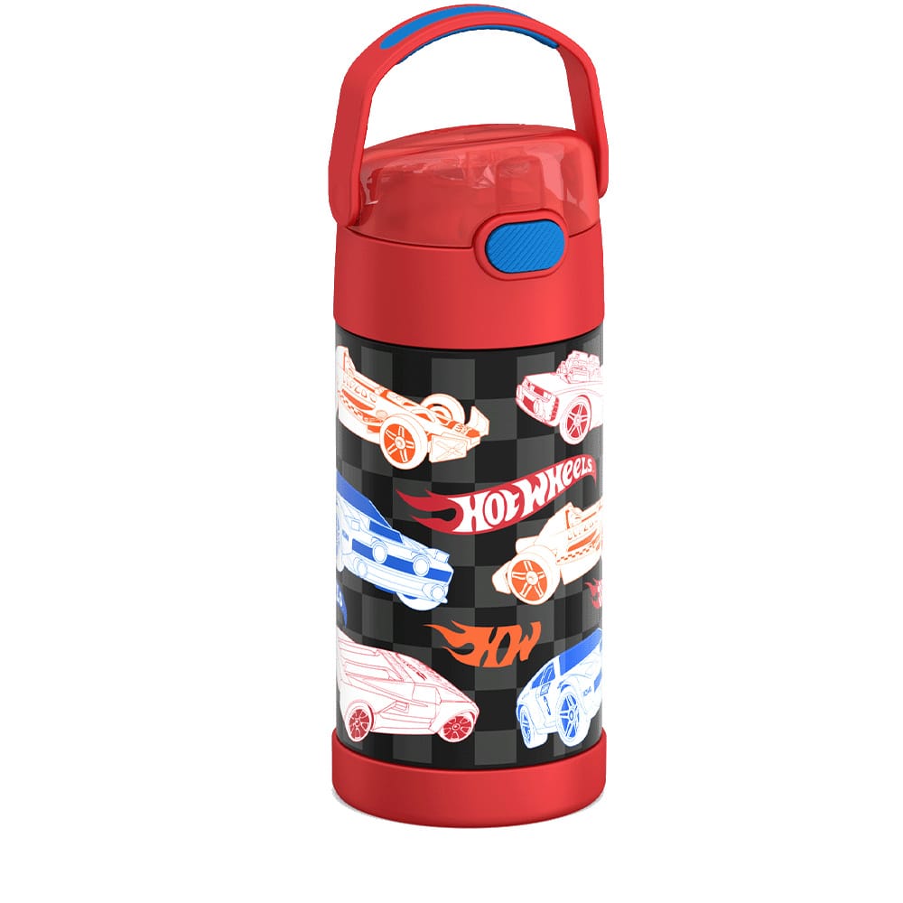 Thermos FUNtainer Vacuum Insulated Stainless Steel Straw Water Bottle