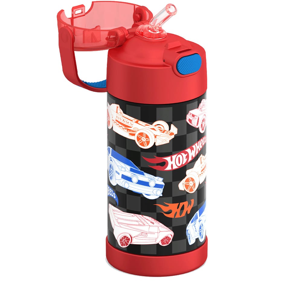 Thermos FUNtainer Vacuum Insulated Stainless Steel Straw Water Bottle