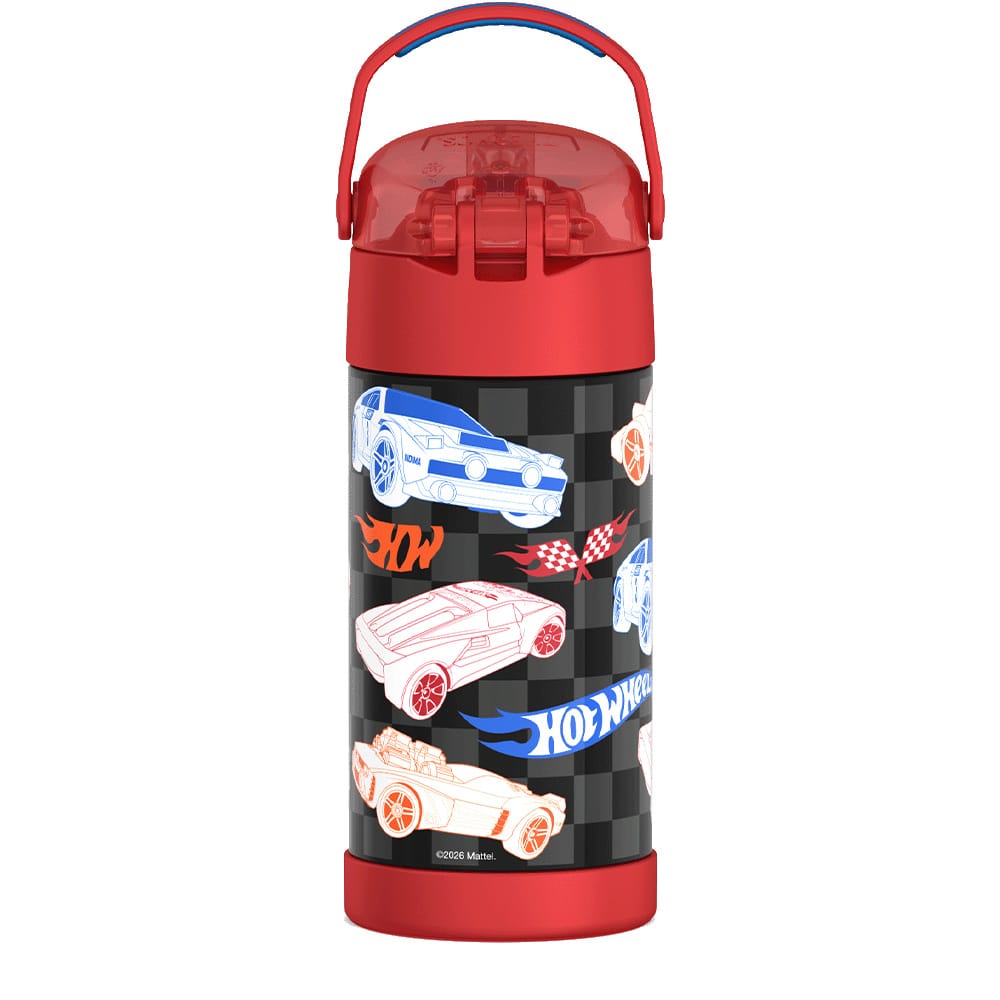 Thermos FUNtainer Vacuum Insulated Stainless Steel Straw Water Bottle