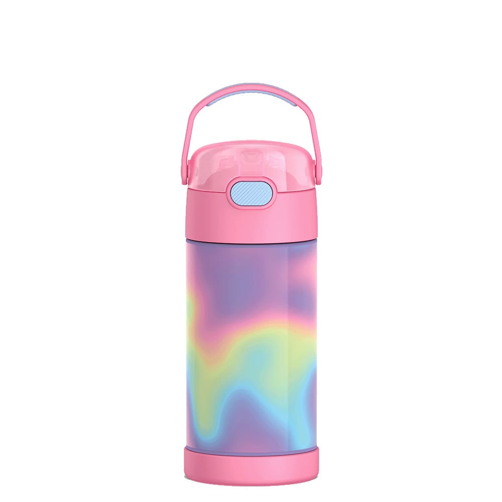 Thermos FUNtainer Vacuum Insulated Stainless Steel Straw Water Bottle