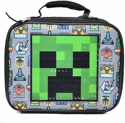 Thermos Soft Lunch Box - Minecraft