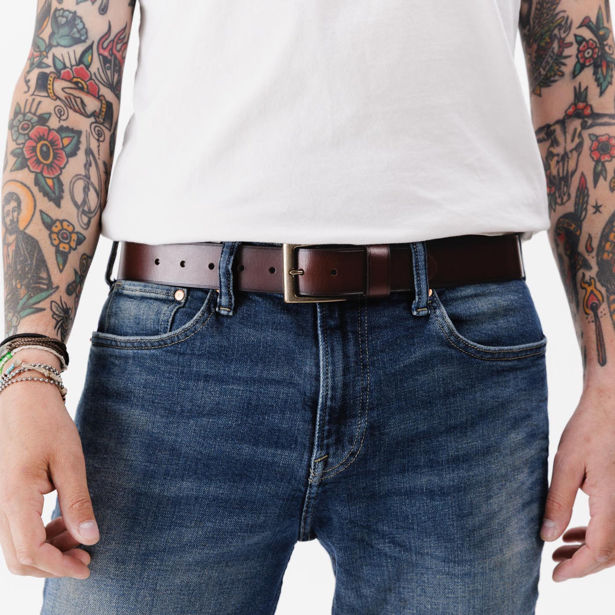 Men's True North Leather Belt