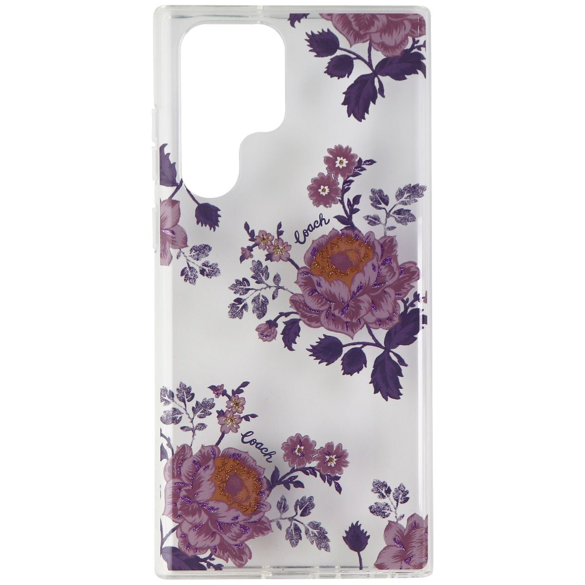 Coach Protective Hardshell Case for Samsung Galaxy S22 Ultra - Moody Floral - New