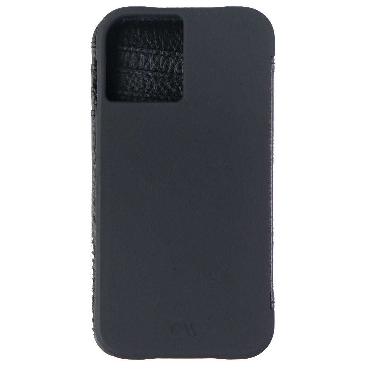 Case-Mate Tough Wallet Folio Case for Apple iPhone 12 Mini - Black Leather - New
