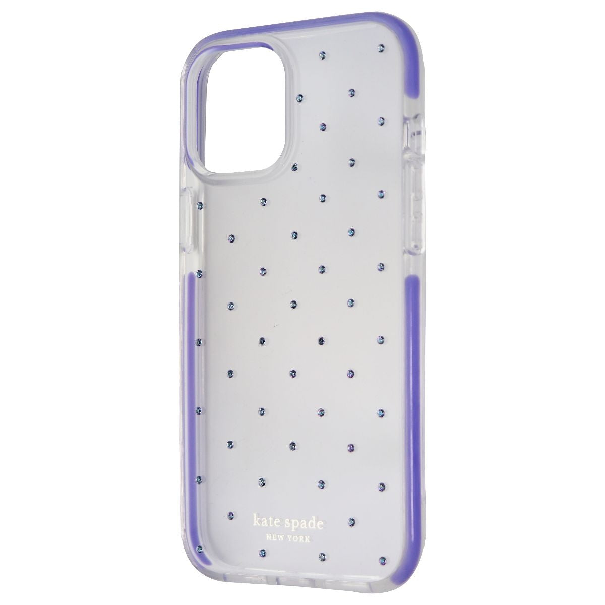 Kate Spade Hardshell Case for iPhone 12 Pro Max - Pin Dot Gems/Lilac Purple - New