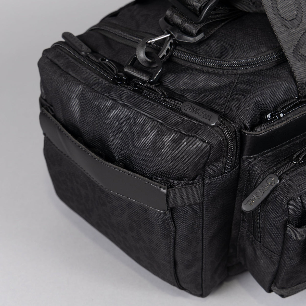 20L Mini Duffle Bag Black Leopard