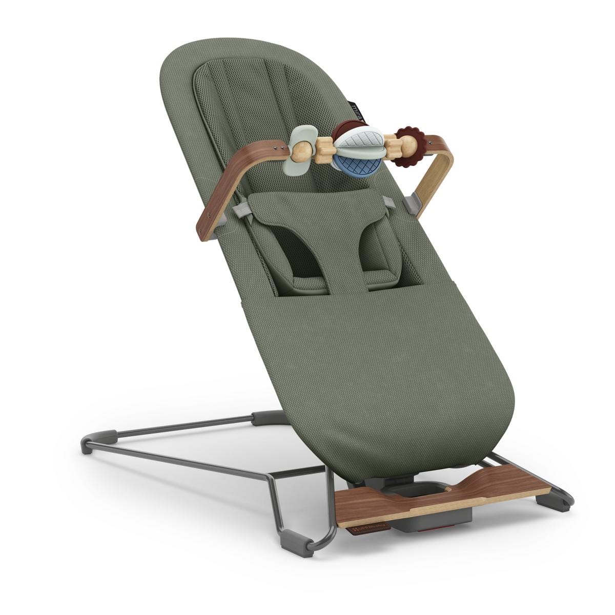 UPPAbaby Mira 3-in-1 Bouncer - Maddie Green Soft Knit (Grey Shine /