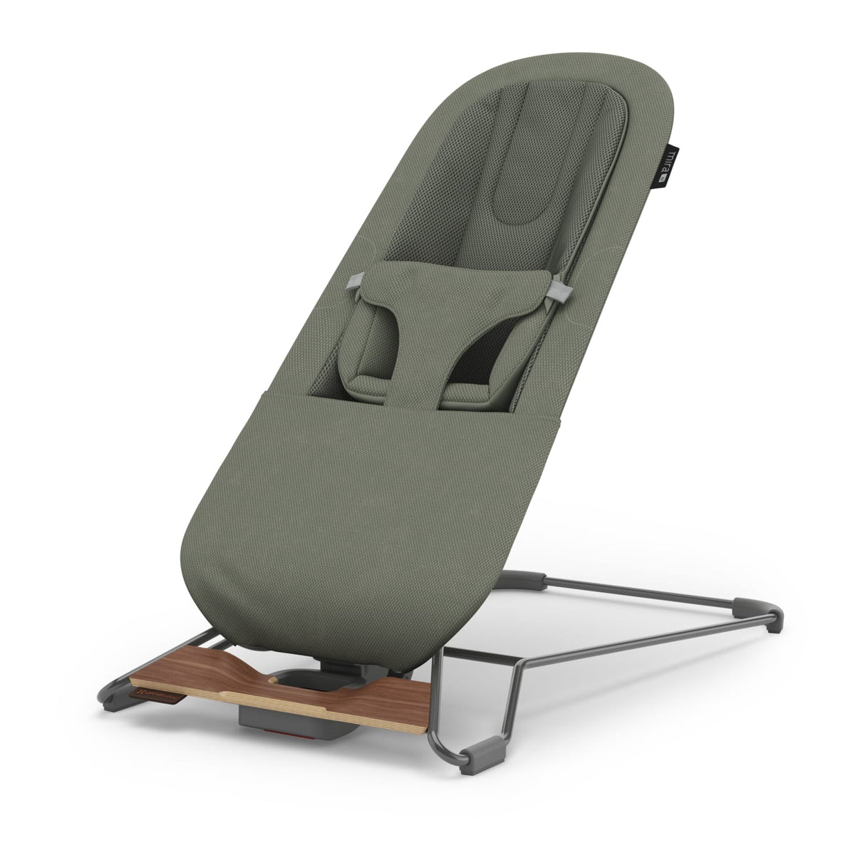 UPPAbaby Mira 3-in-1 Bouncer - Maddie Green Soft Knit (Grey Shine /