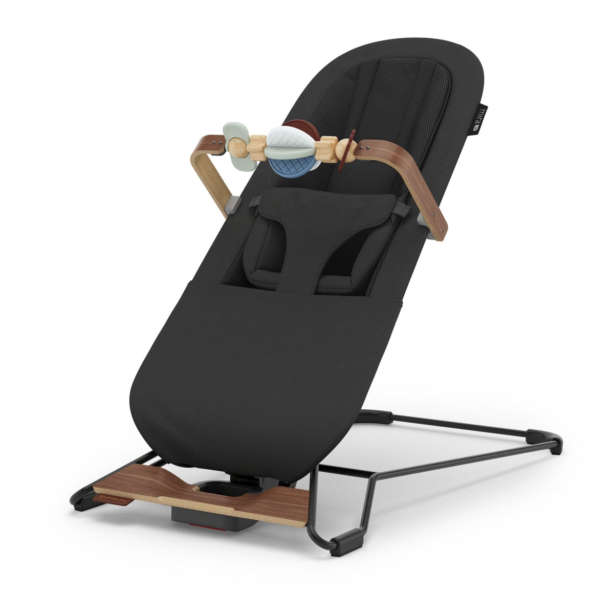 UPPAbaby Mira 3-in-1 Bouncer - Mason Black Soft Knit (Black Matte /