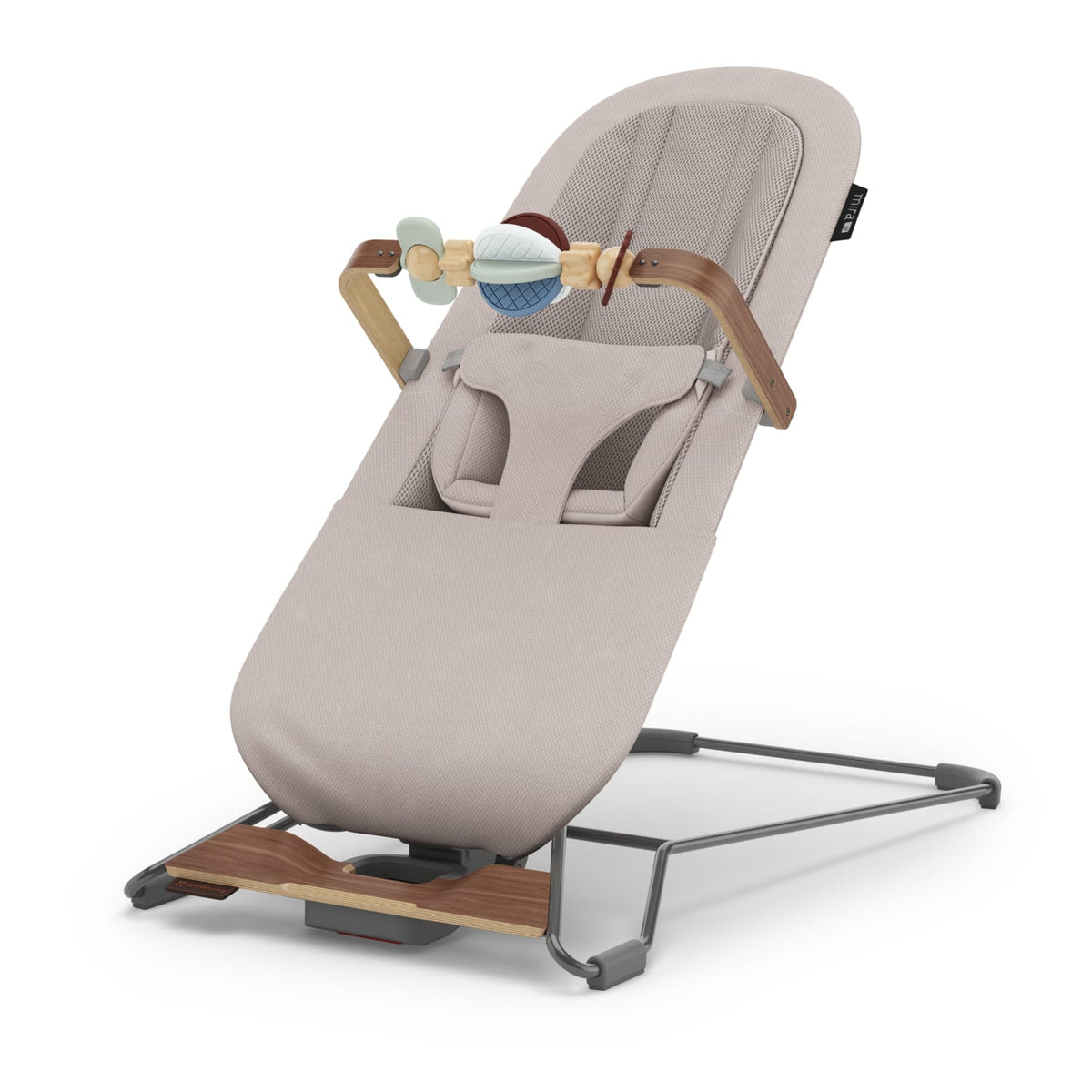 UPPAbaby Mira 3-in-1 Bouncer - Townsend Beige Soft Knit (Grey Shine /