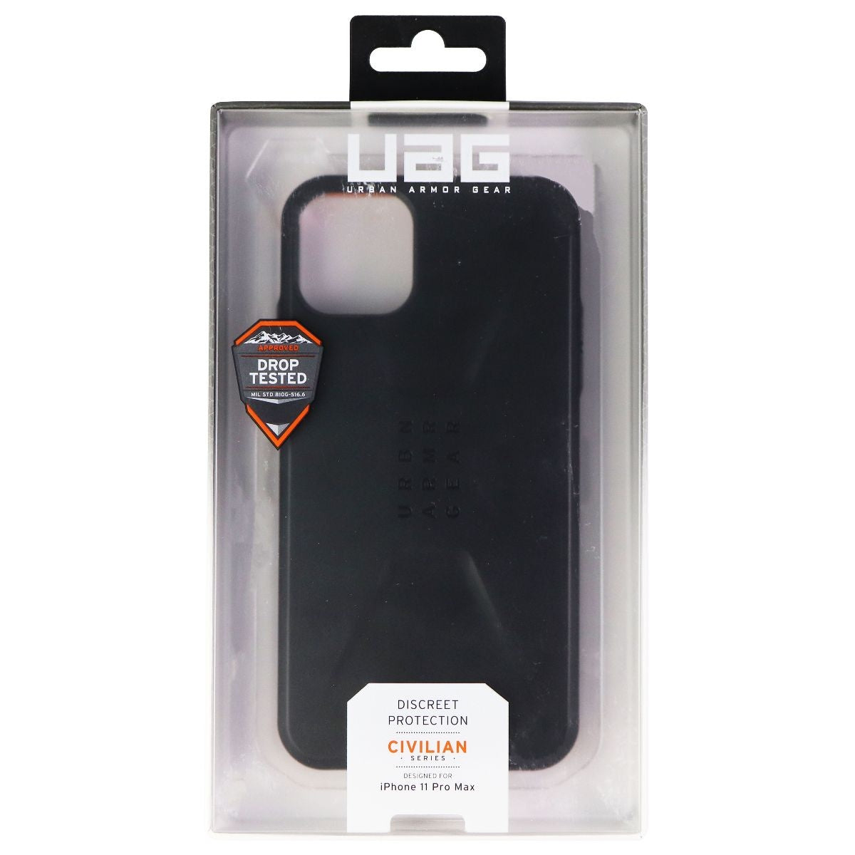 Urban Armor Gear Civilian Series Hard Case for Apple iPhone 11 Pro Max - Black - New