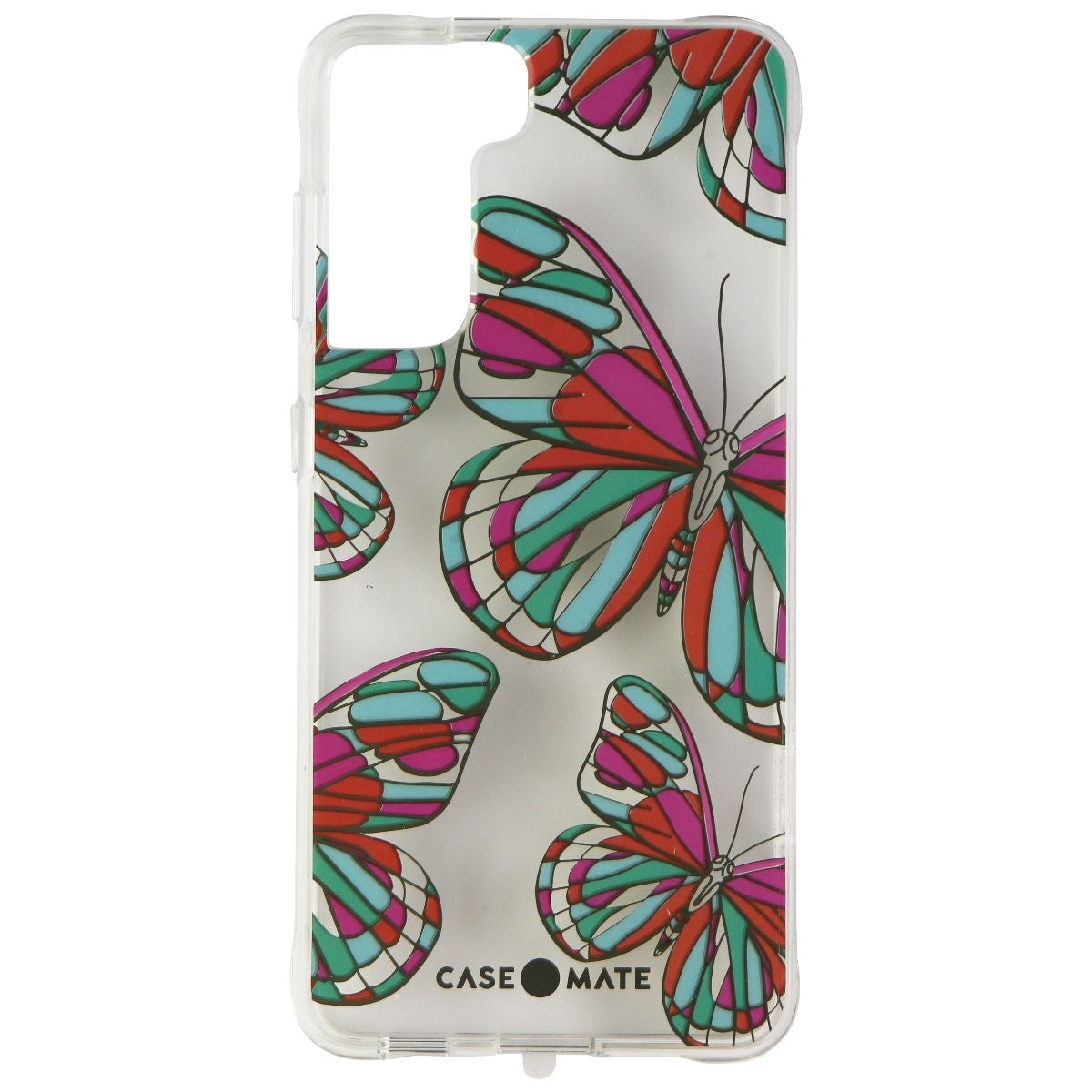Case-Mate Prints Hardshell Case for Samsung Galaxy S21 5G - Butterflies/Clear - New