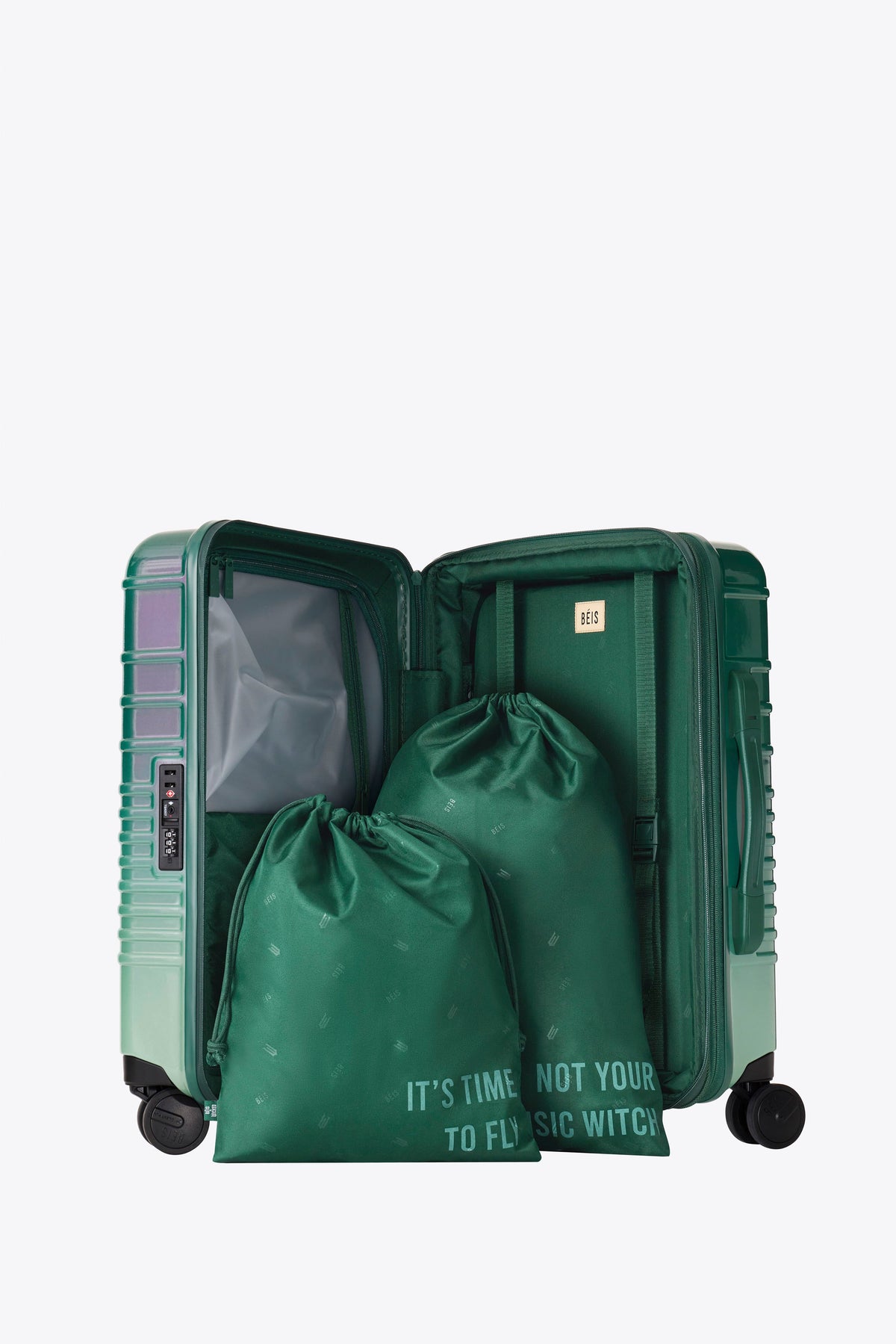 The Carry-On Roller in Wicked Green