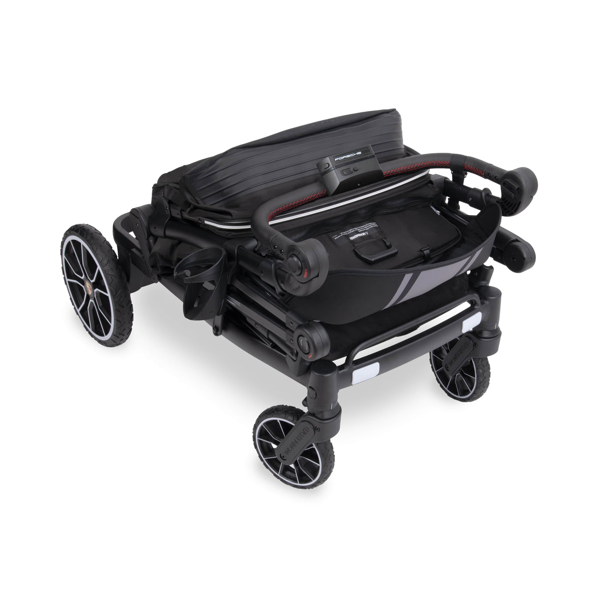 WonderFold L4 Quad (4 Seater) Stroller Wagon with Electric Wheels