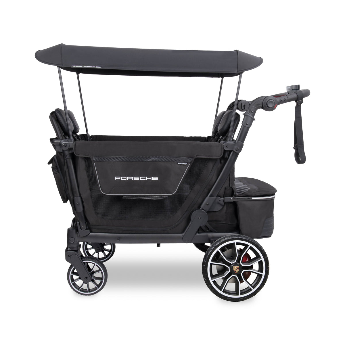 WonderFold L4 Quad (4 Seater) Stroller Wagon with Electric Wheels