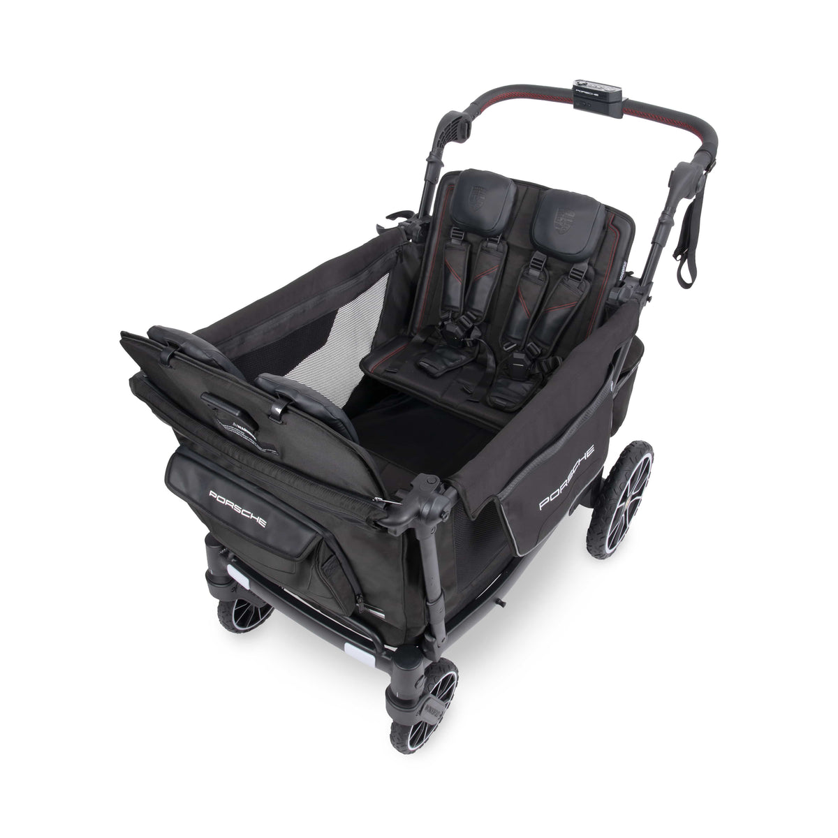 WonderFold L4 Quad (4 Seater) Stroller Wagon with Electric Wheels