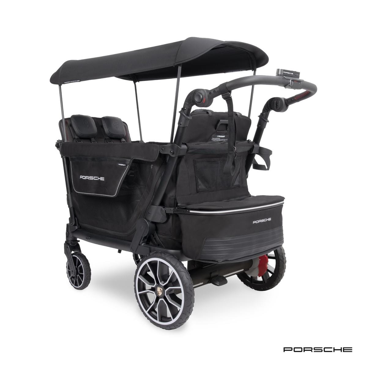 WonderFold L4 Quad (4 Seater) Stroller Wagon with Electric Wheels