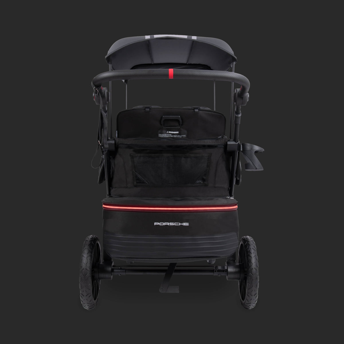 WonderFold L4 Quad (4 Seater) Stroller Wagon with Non-Electric Wheels