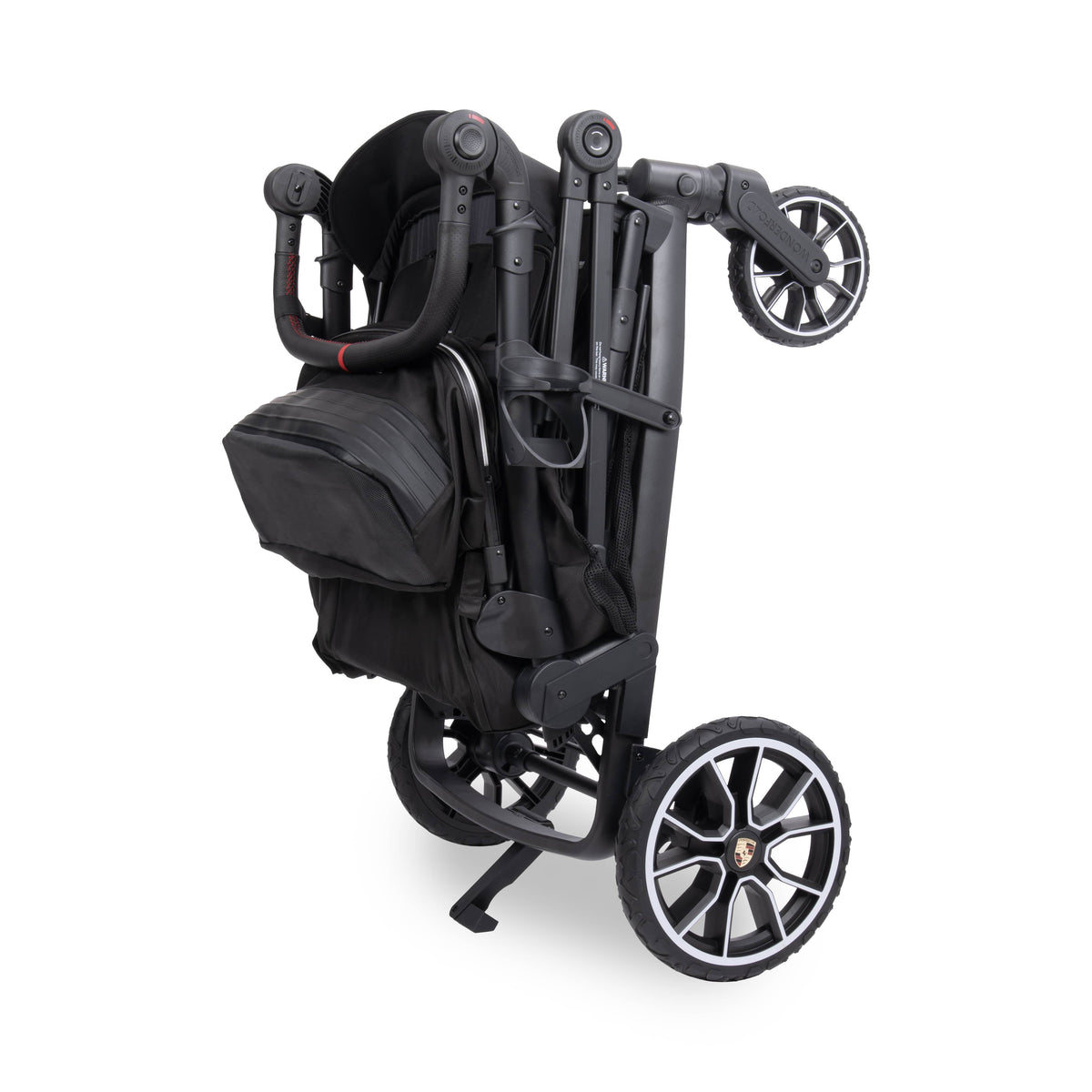 WonderFold L4 Quad (4 Seater) Stroller Wagon with Non-Electric Wheels