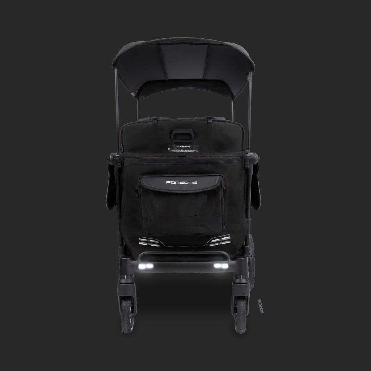 WonderFold L4 Quad (4 Seater) Stroller Wagon with Non-Electric Wheels