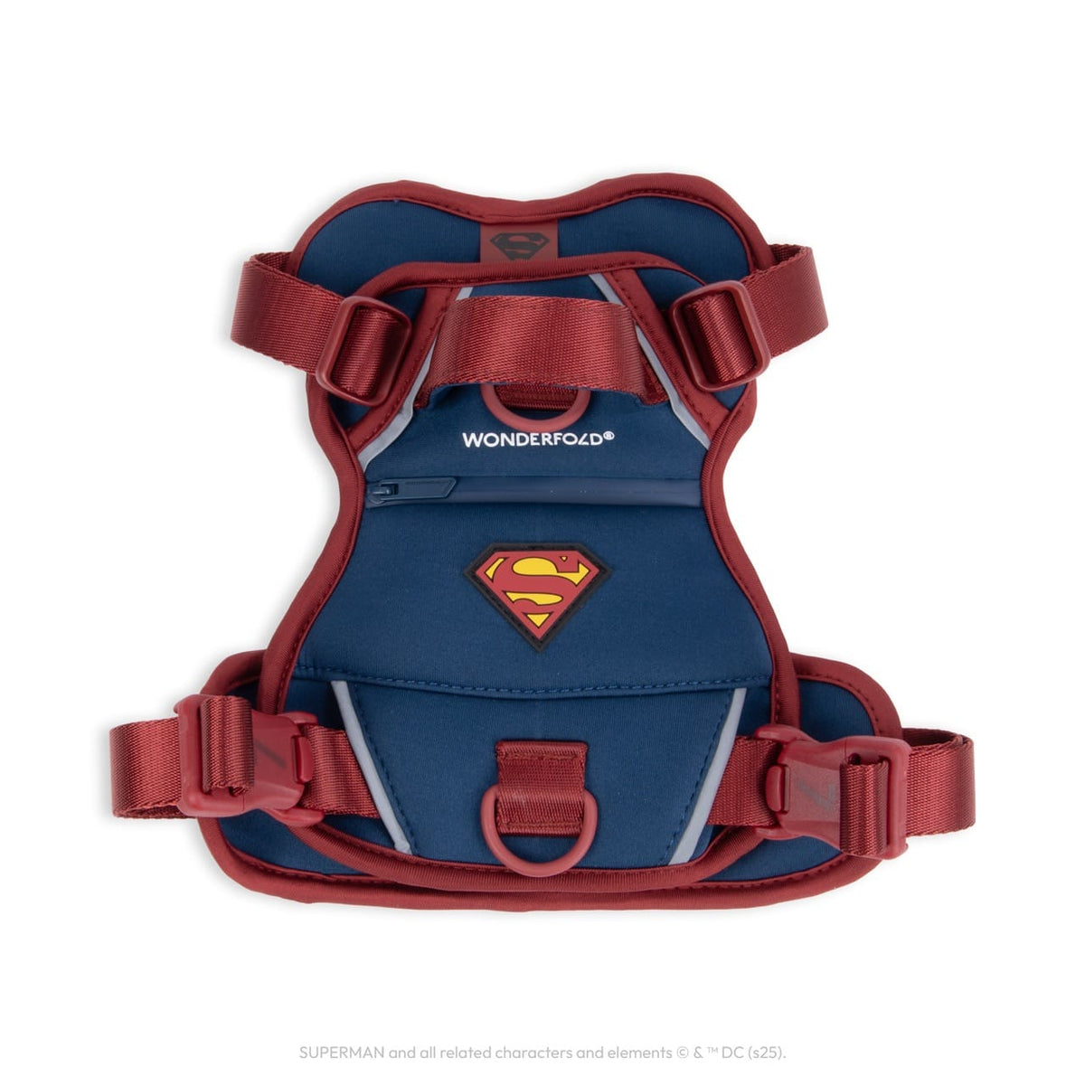 WonderFold Superman Pet Harness - Large