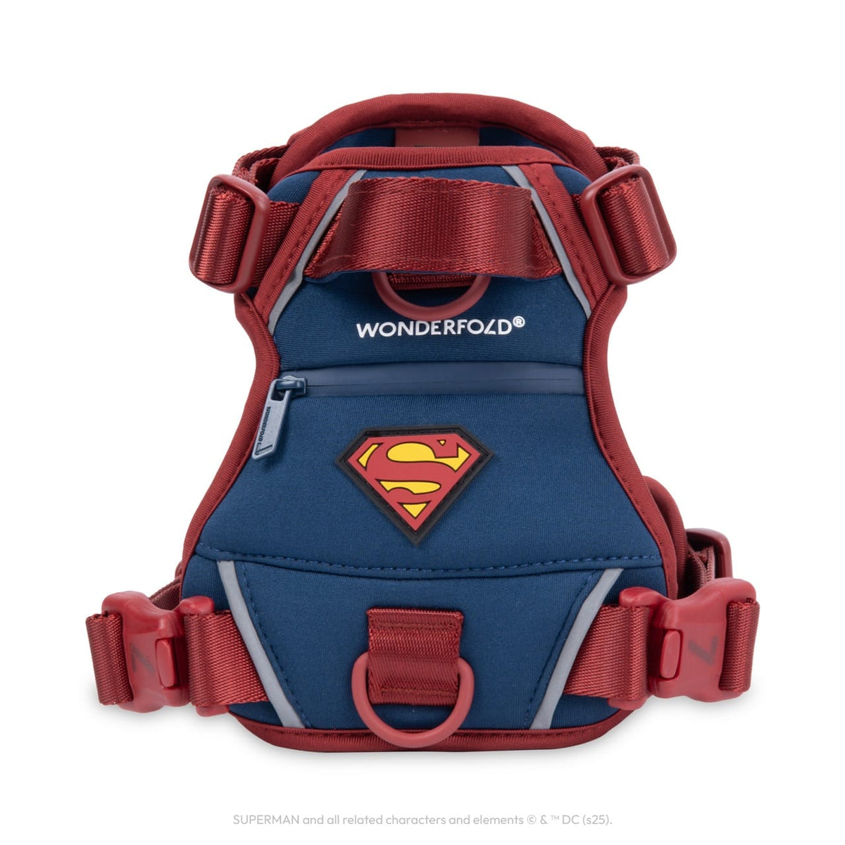 WonderFold Superman Pet Harness - Medium