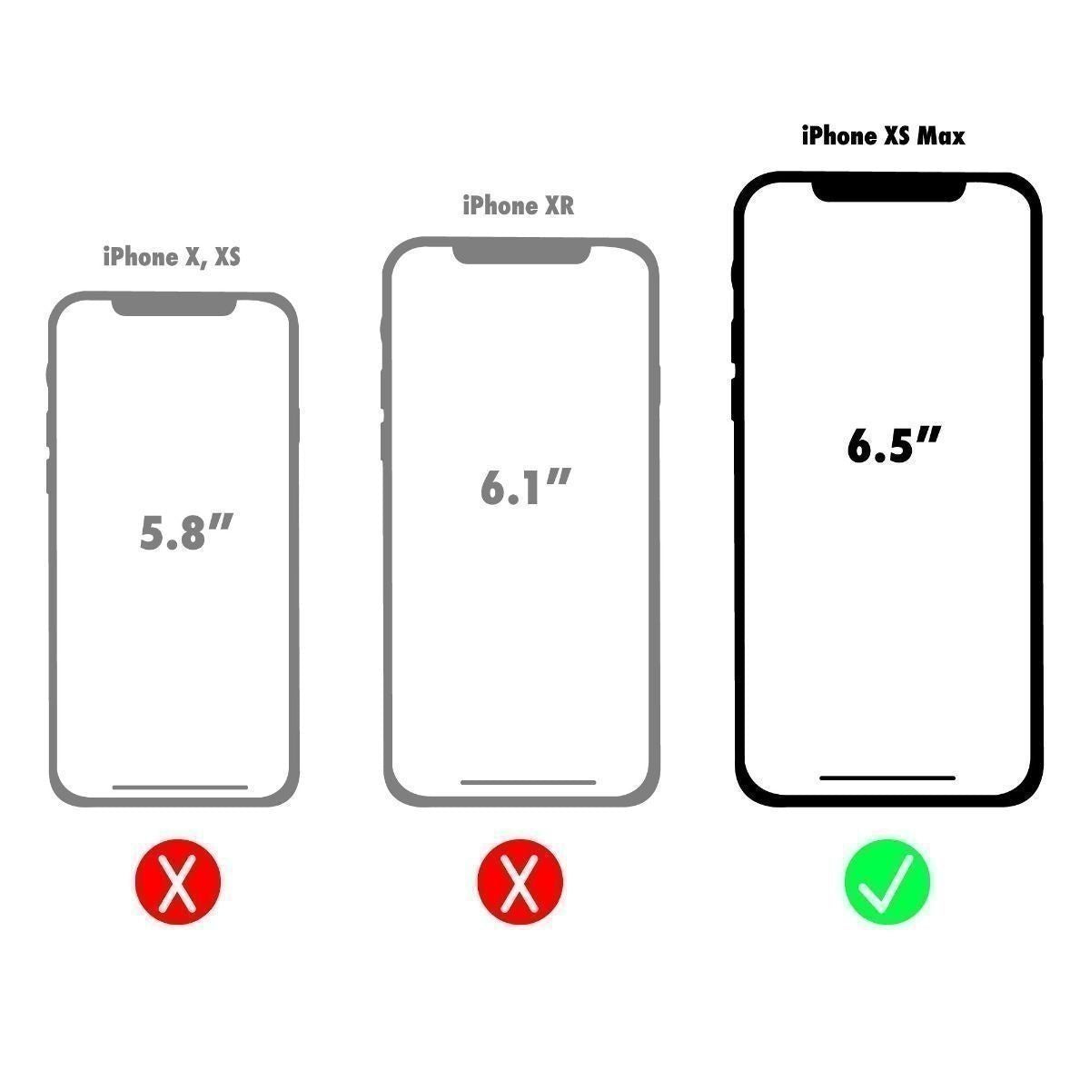 Sonix Hybrid Case for Apple iPhone Xs Max - Clear / Ditsy Daisy (White Flowers) - New